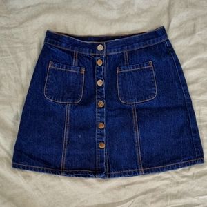 Urban outfitters mini demin skirt